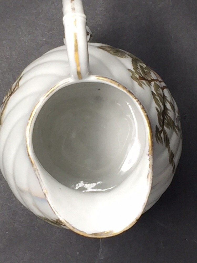 Little Asian Style Swirl Pattern China Pitcher