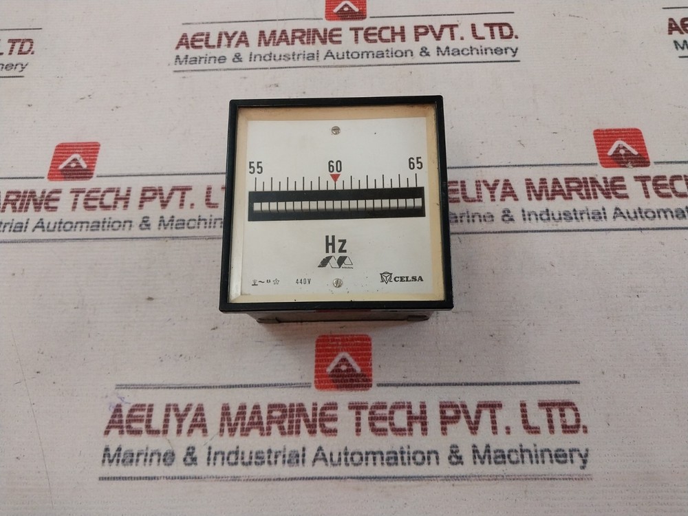 Celsa 55-65 Hz Frequency Counter Meter 440V