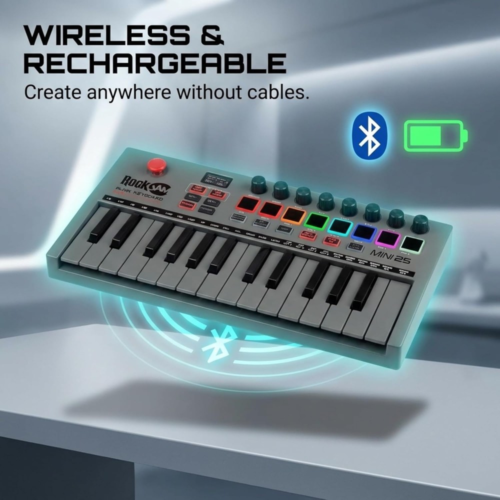 RockJam MIDI Keyboard Controller *For parts or not working*