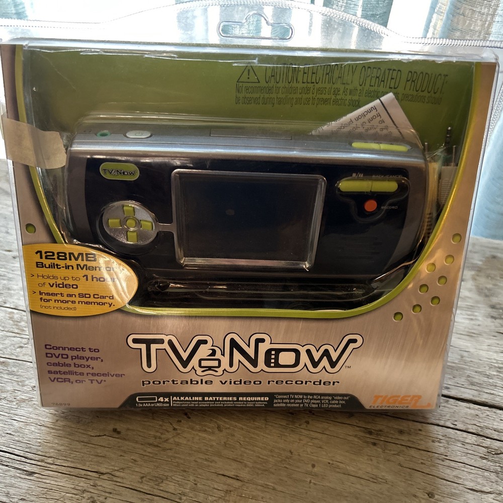 2006 Hasbro Tiger Electronics TV NOW Portable Video Recorder Read Description