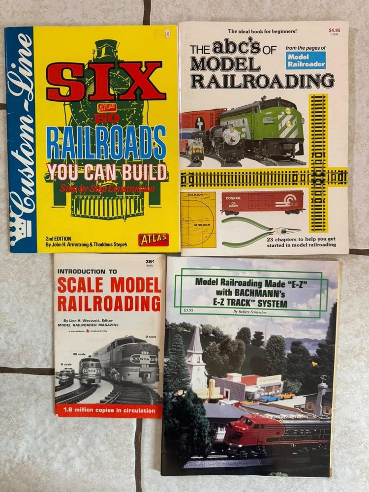 Lot of 4 Model Railroading Books