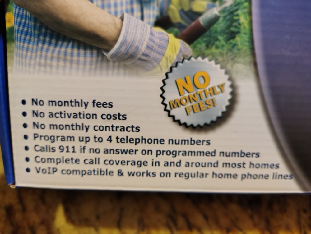 LogicMark Freedom Alert Fall w/ DECT Emergency Communicator ~ Model 35511