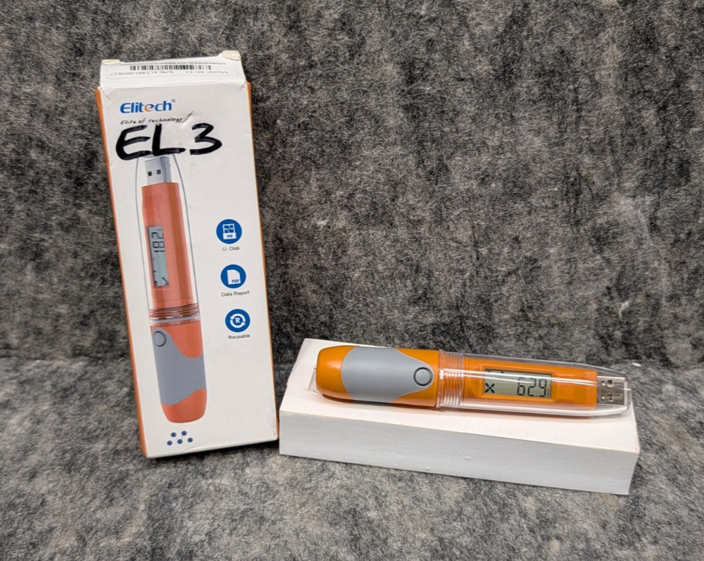 Elitech RC-51 USB Temperature Data Logger, 32k Points - Used, PDF Reports