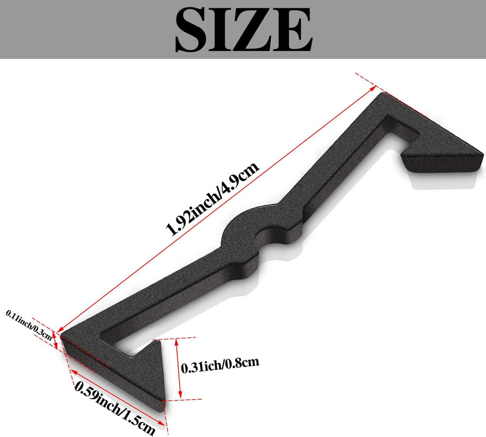 Pegboard Hook Locks Black Plastic Peg Hook Clip Retainers Fixer Board Accessorie