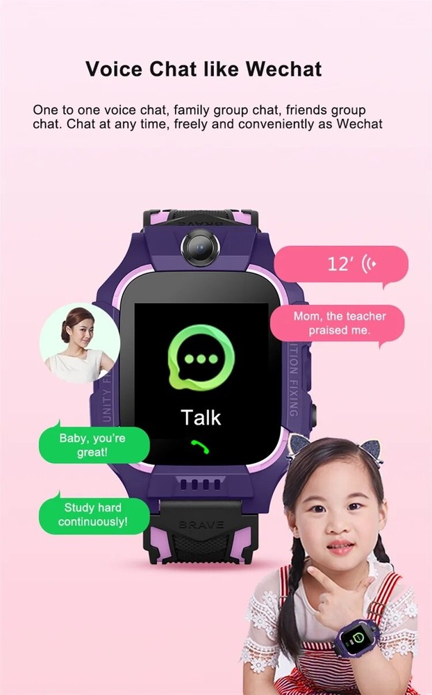 Smart Watch For Kids, Activity Tracker, SOS Function, Kids School Mode, GPS Loca