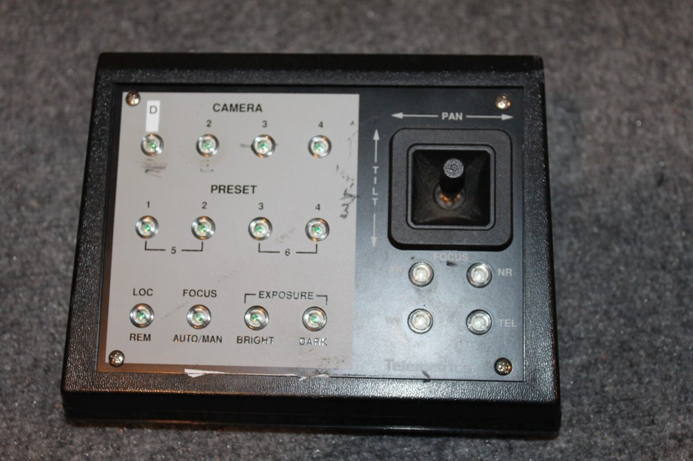 Telemetrics CPO-ITV-VCC4 Camera Control Panel 4-Camera's w/Power Supply
