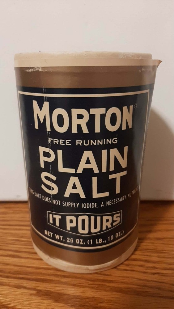 Vintage Commemorative 1921 Morton Salt Container