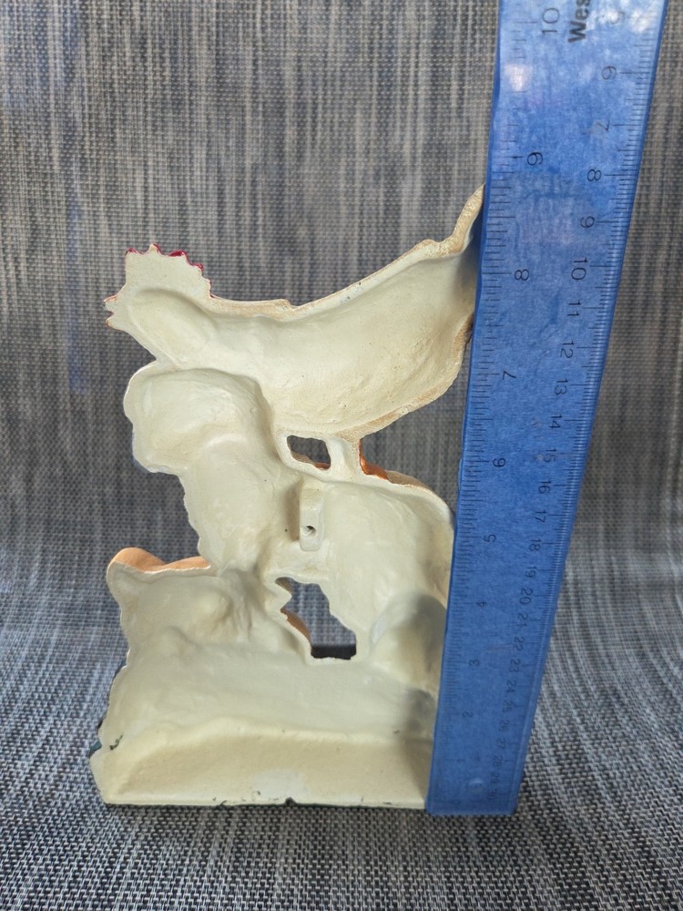  VINTAGE IRON FARM ANIMALS DOORS STOP