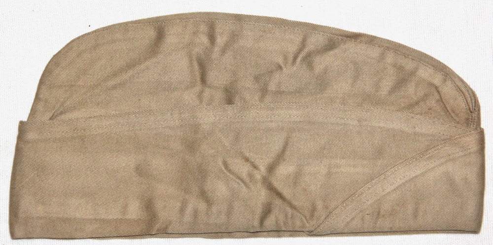 ORIGINAL WWII KHAKI COTTON GARRISON CAP