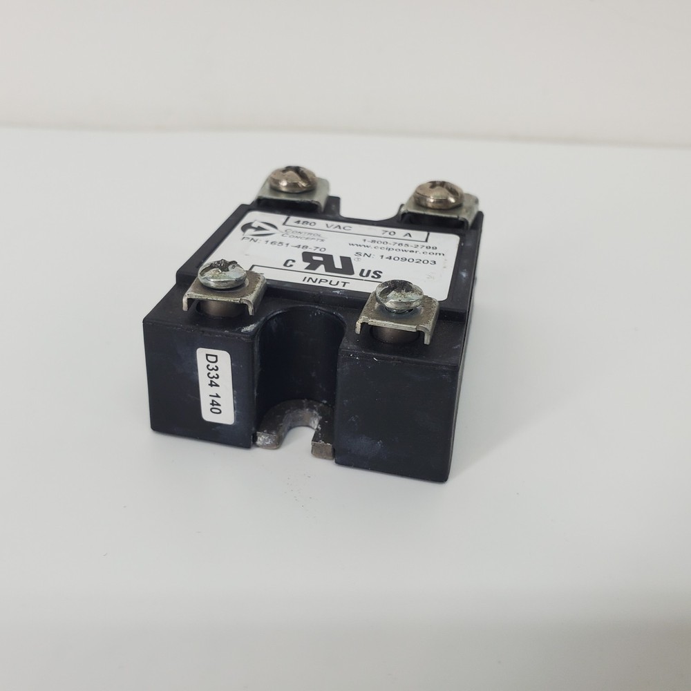 Control Concepts 1651-48-70 Relay 70A 480VAC