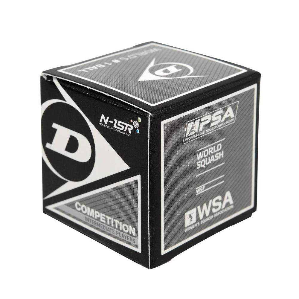 DUNLOP Competition Squash Balls (12 Ball Box)