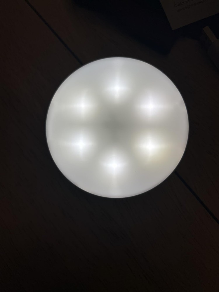 Eye-Friendly Dimmable Tap Lights - Rechargeable Warm LED Night Lights, 2 Pack