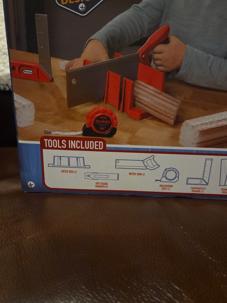 little tikes Creative Construction Measure & Cut Set - Includes 5 Accessories,