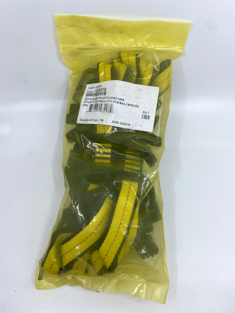 Python Safety Tool Cinch - 1500016 - Dual Wing - Medium Duty (10 Pack)