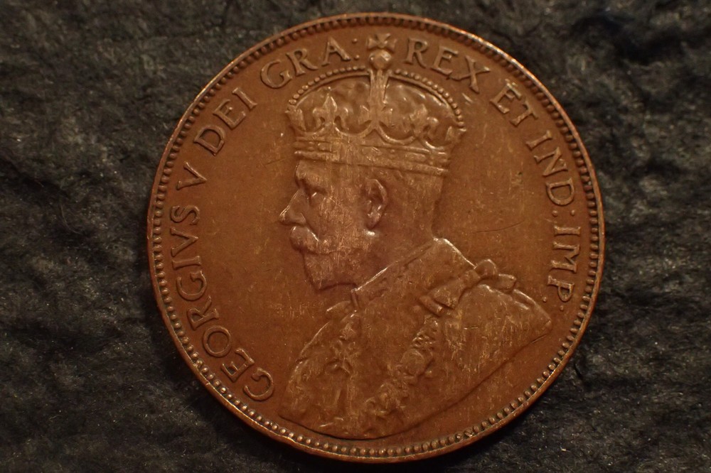 1929, 1 cent, Newfoundland, Free shipping in Canada