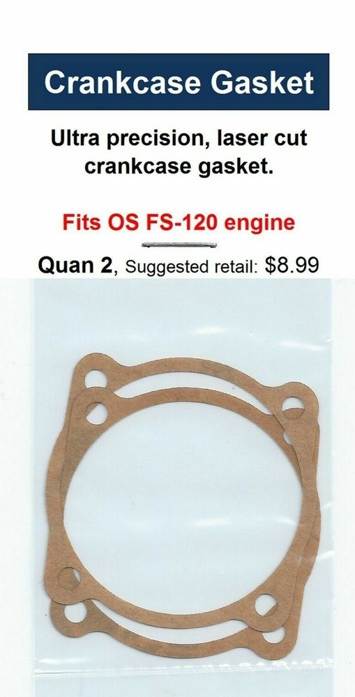 OS FS-120 Crankcase Gasket 2 Pack NIP