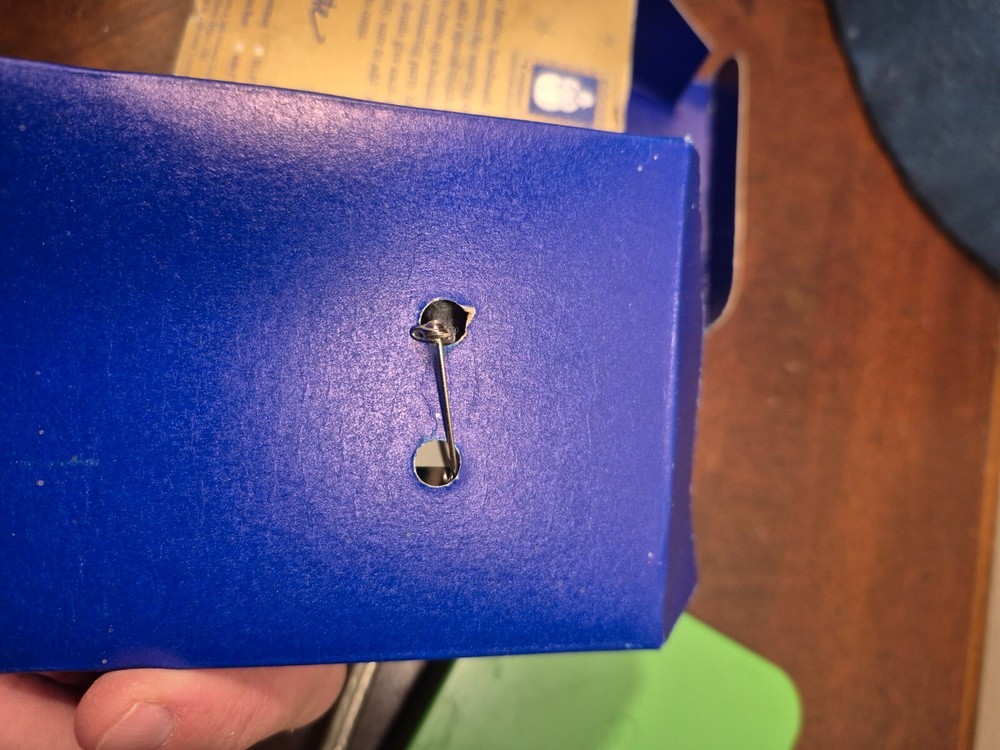 Sparkle Snowman pin