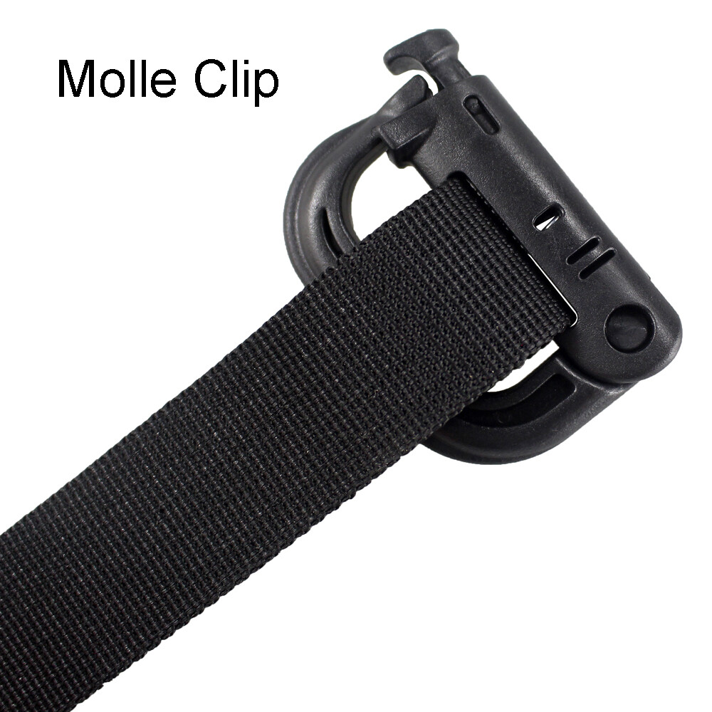 Molle Webbing Backpack Strap 2PCS Heavy Duty Utility Strap with Buckle Set