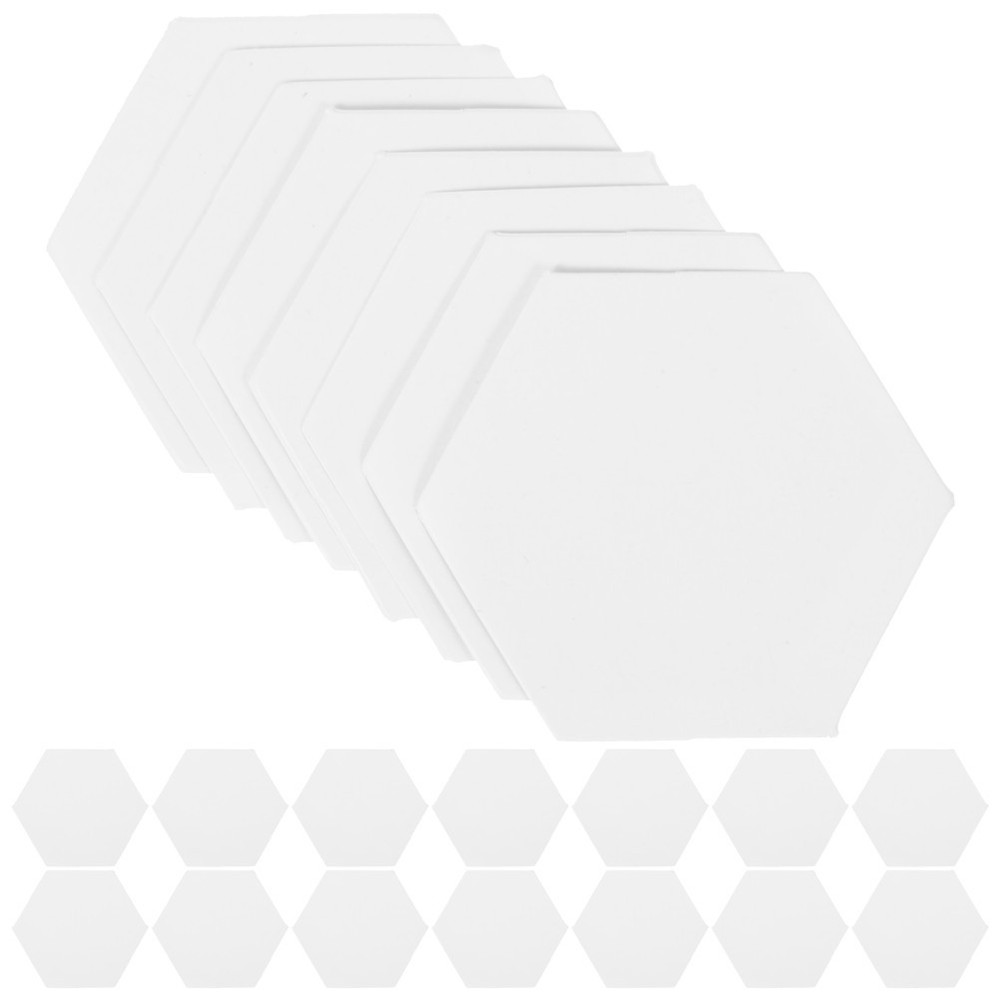 300 Pcs Hexagon Papers Decorative Patchwork Tool Hexagonal for Reusable