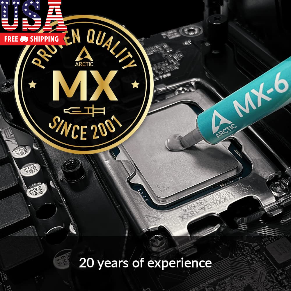 MX-6 (2 G) - Ultimate Performance Thermal Paste for CPU, Consoles, Graphics Card