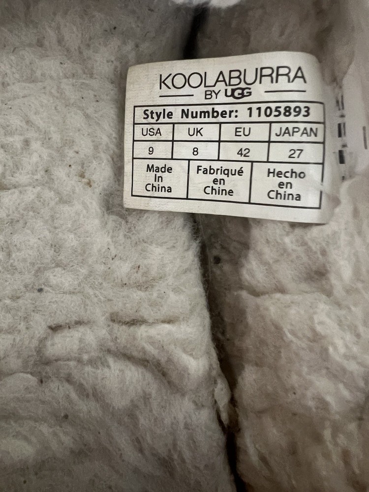 koolaburra by ugg mens slippers size 9. B