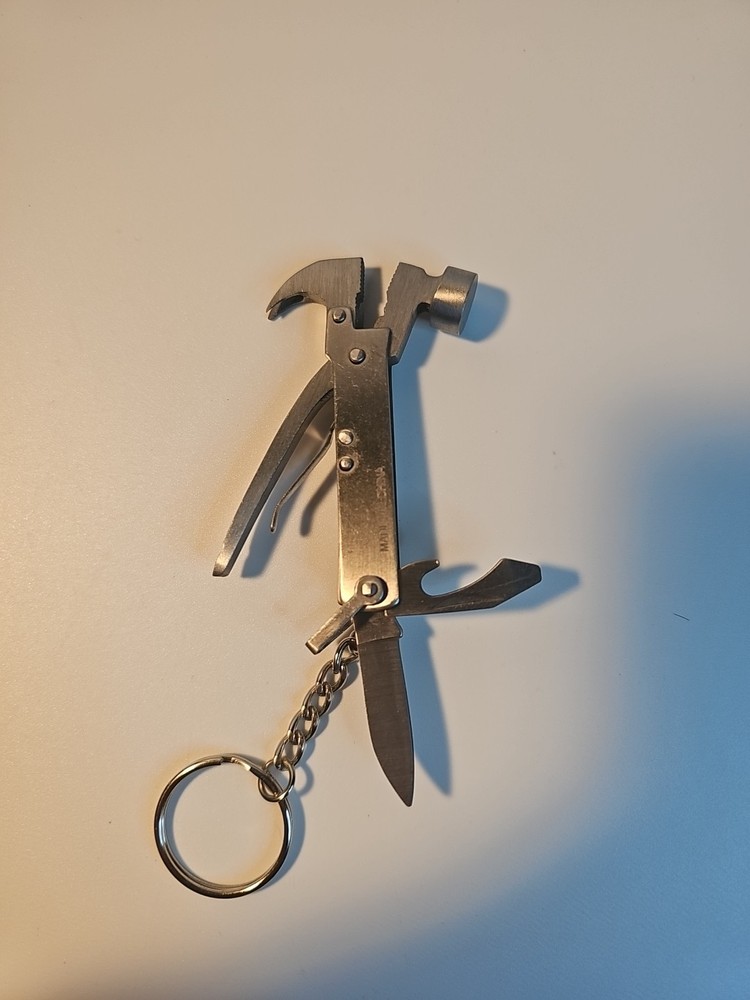 NEW Hammer Multi Tool Keychain No Package