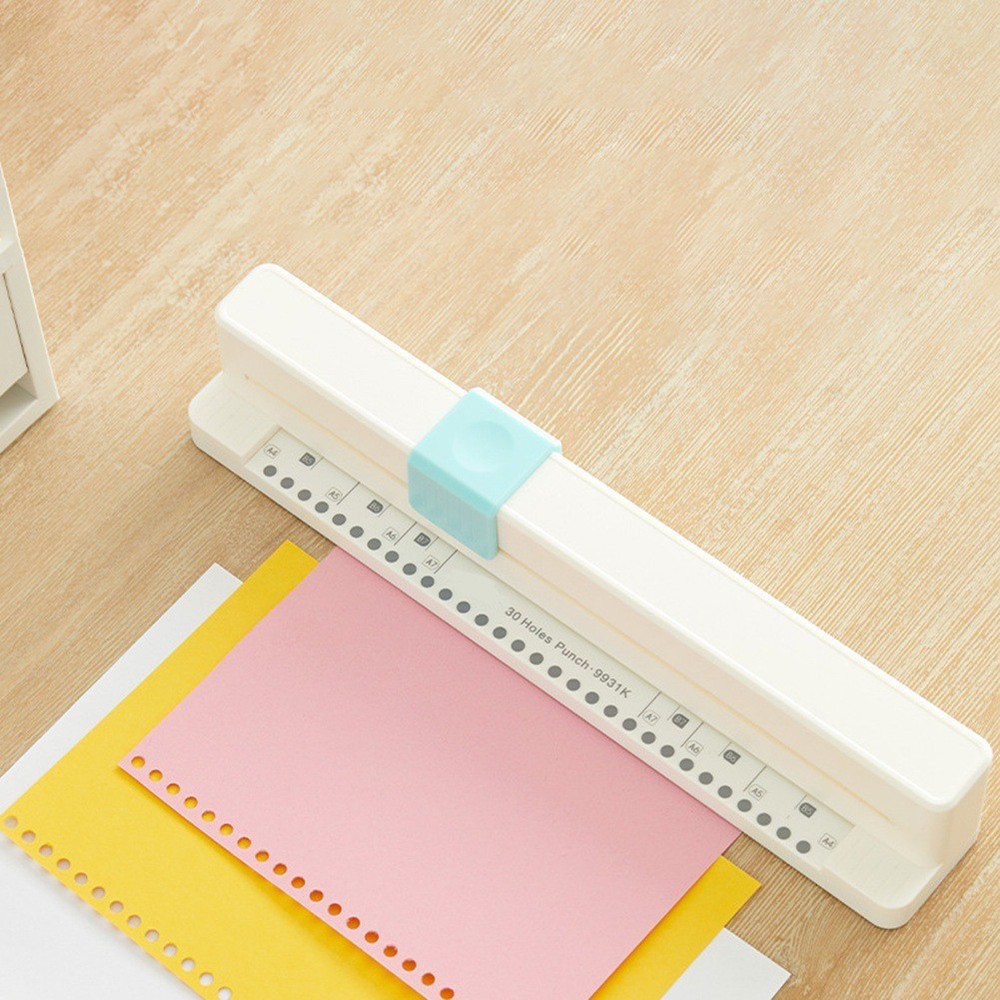 Punching Machine 30 Hole Document Collar Notebook Punching Machine Manual7358