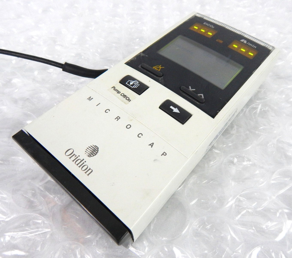 ORIDION MICROCAP HANDHELD CAPNOGRAPH S/N 043