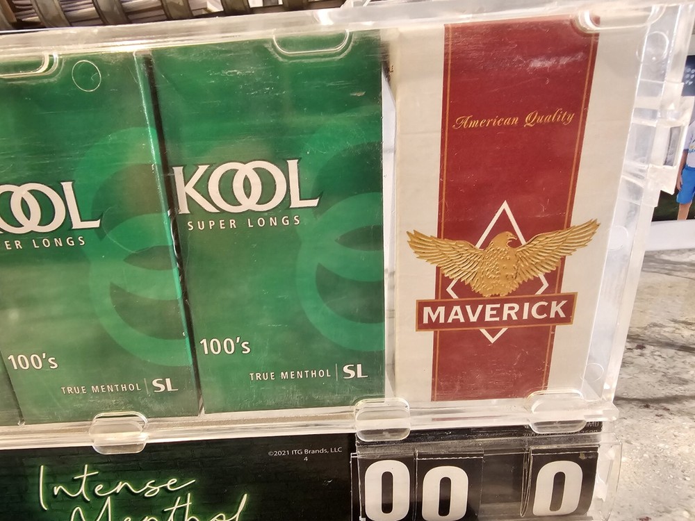 vintage kool cigarette advertising Counter Display (GT)