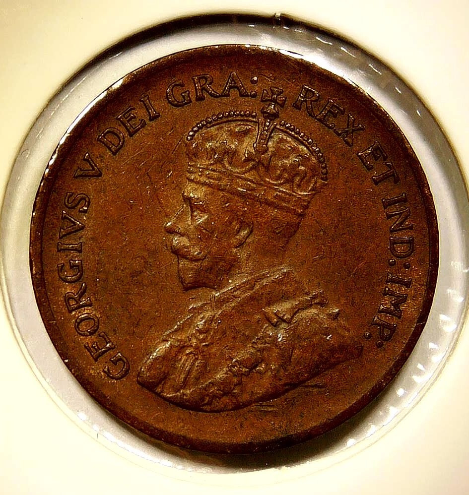 1933 Canada Small Cent King George V