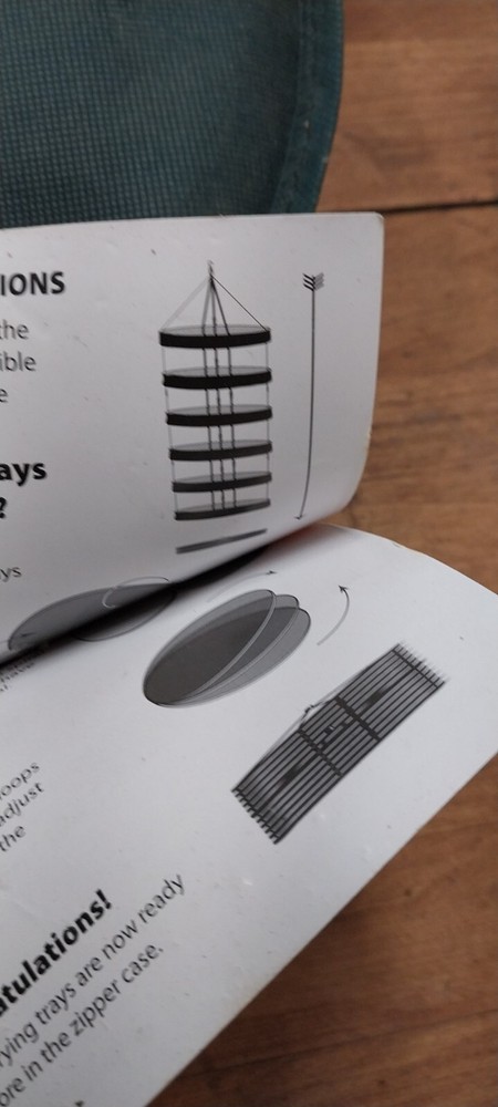 Stack It Collapsible Mesh Drying Rack 6 Tier 36" Professional Grade New/ Package