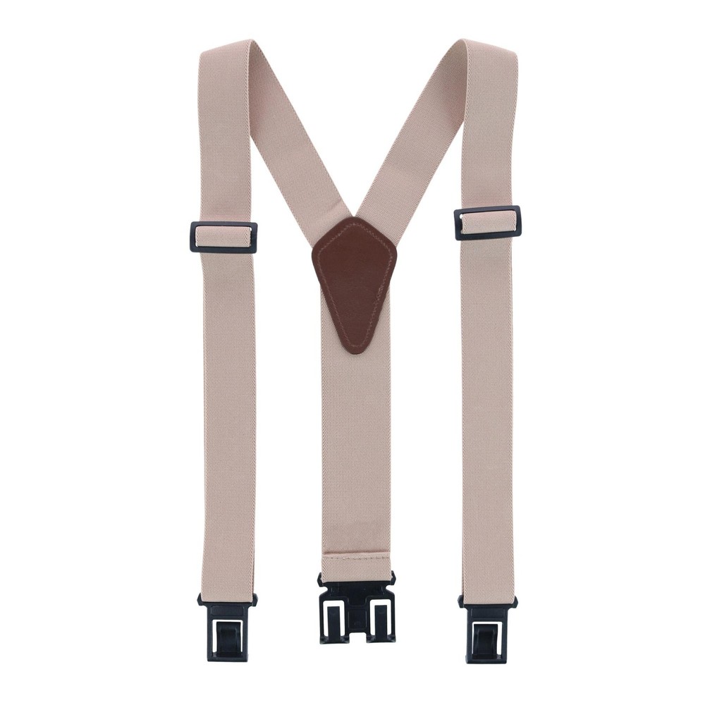 Dickies Men's Elastic Solid Color Suspender with Belt Clip-End