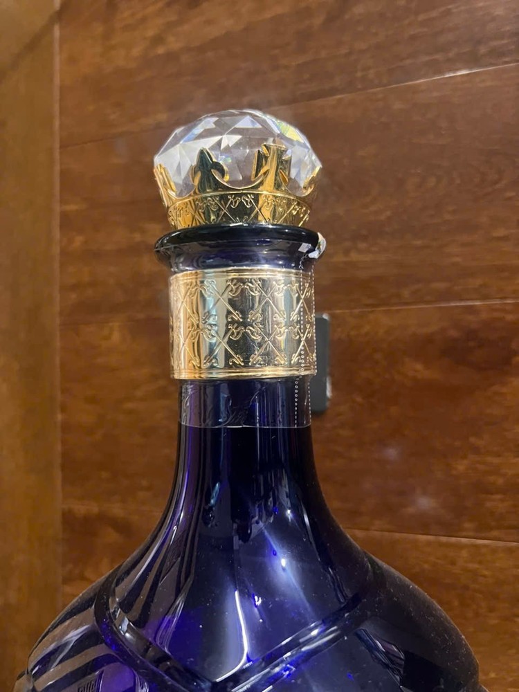 Empty bottle Chivas 62 Years