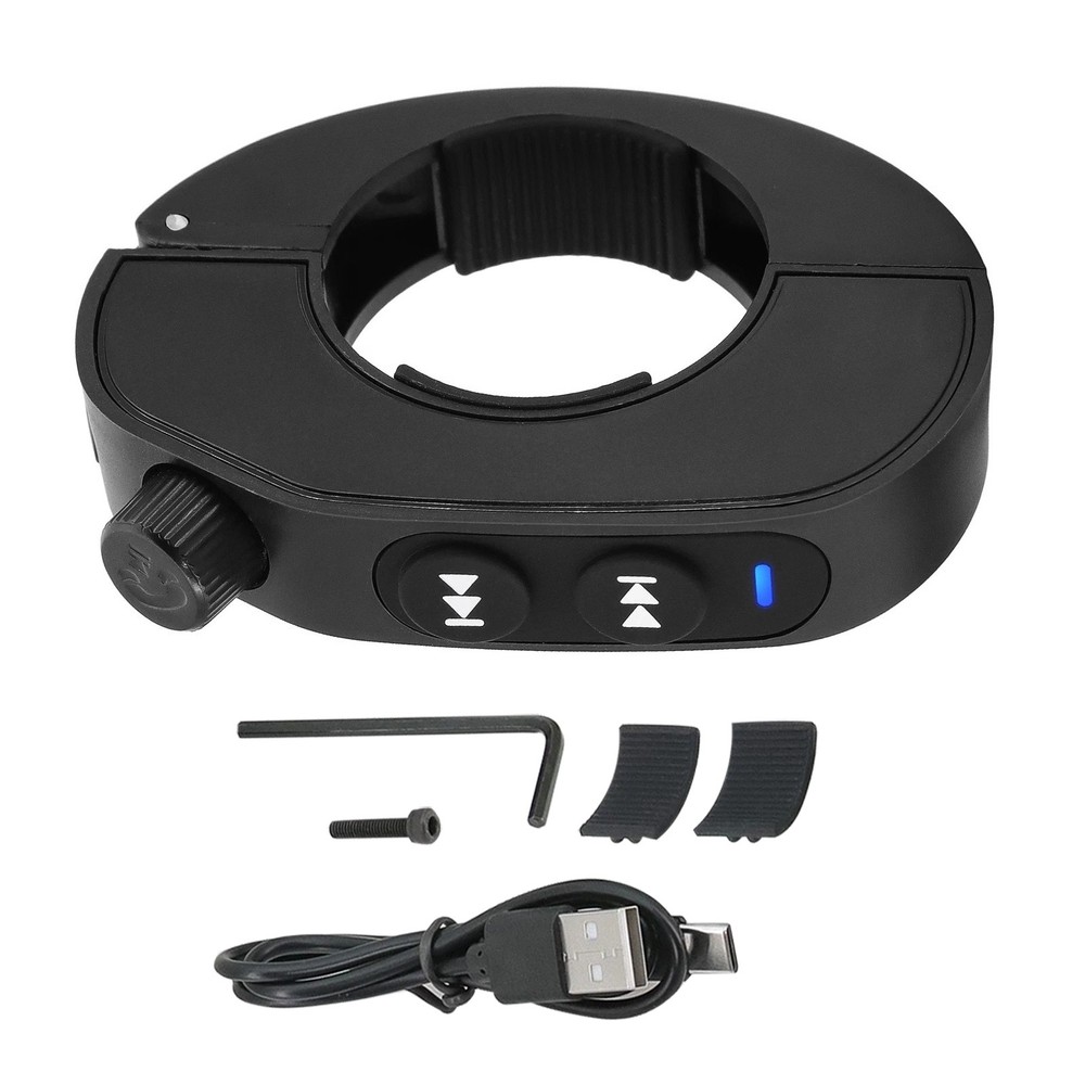 Portable Wireless Bluetooth Media Remote Control For Motorcycle Handlebar New