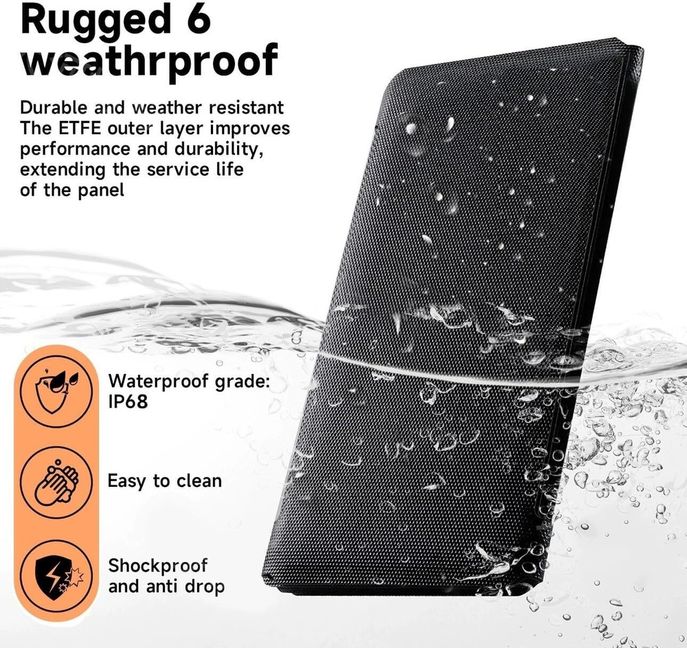 100W Portable Solar Panel MC-4 Foldable Charger Kits 18V