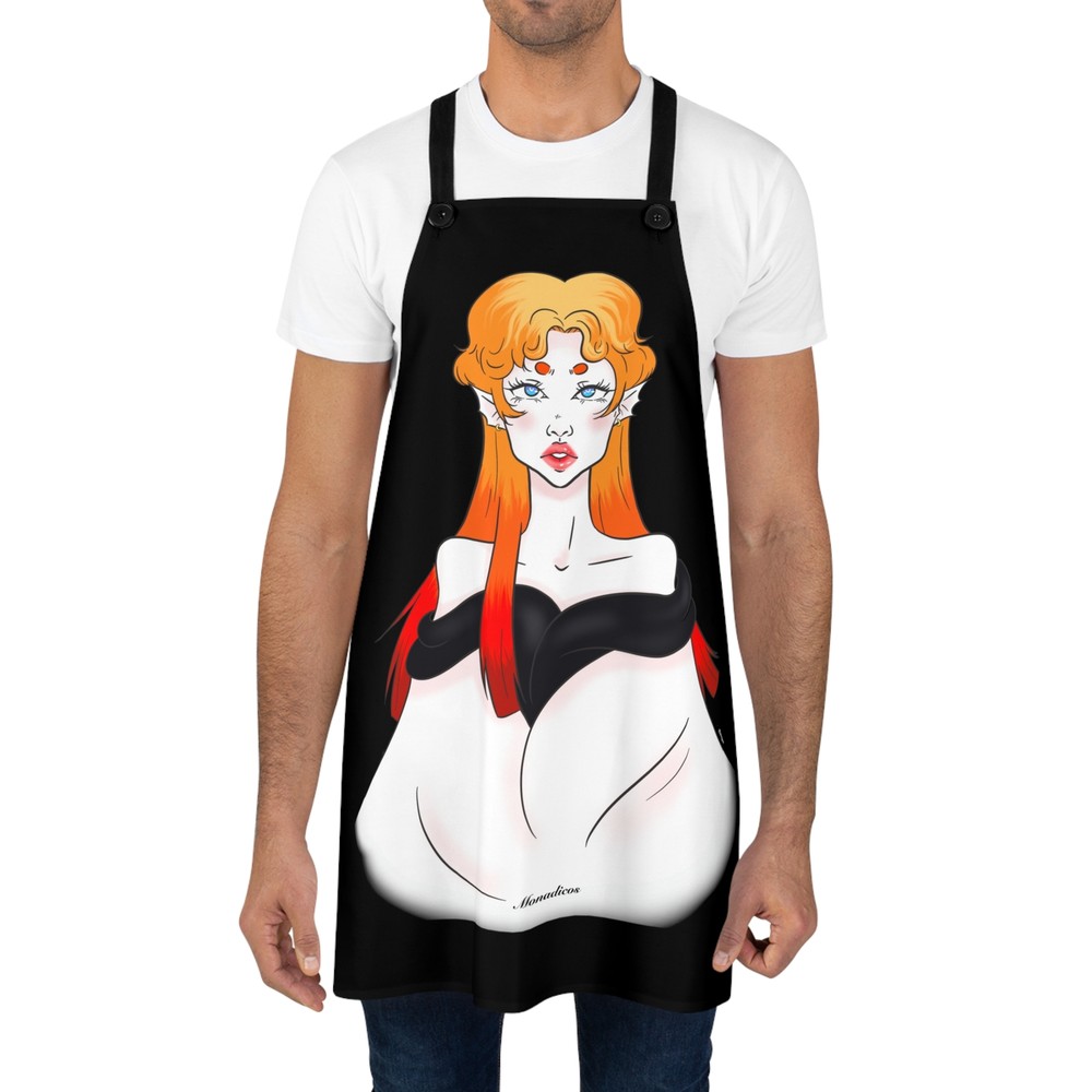 Anna | Black | Apron (AOP)