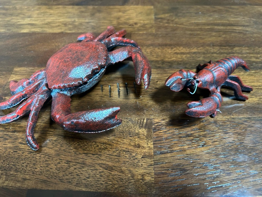 Cast Iron Lobster And Crab