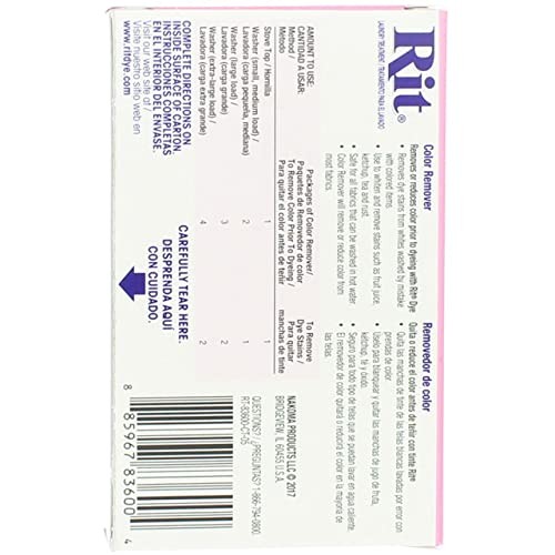 Rit Powder Color Remover 60 1 Oz