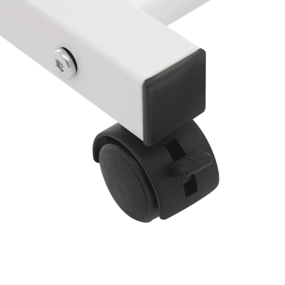 Adjustable Bed Side Table Side Table with Wheels Mobile Standalone Table USA