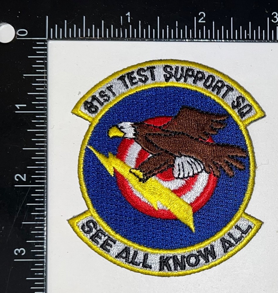 USAF US Air Force 81st Test Support Squadron Patch