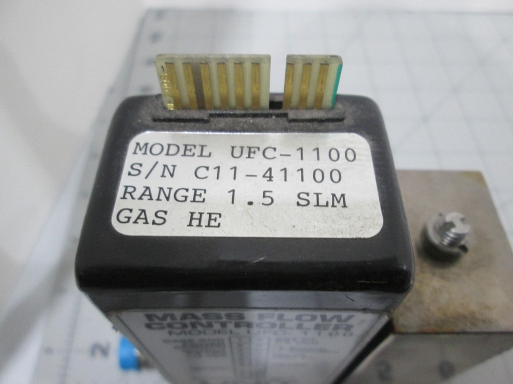 Unit, UFC-1100, Mass Flow Controller, He, 1.5 SLM, Used