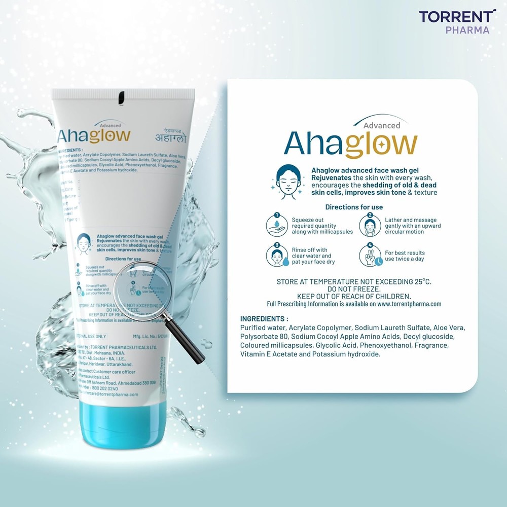 AHAGLOW FACE WASH 200GM