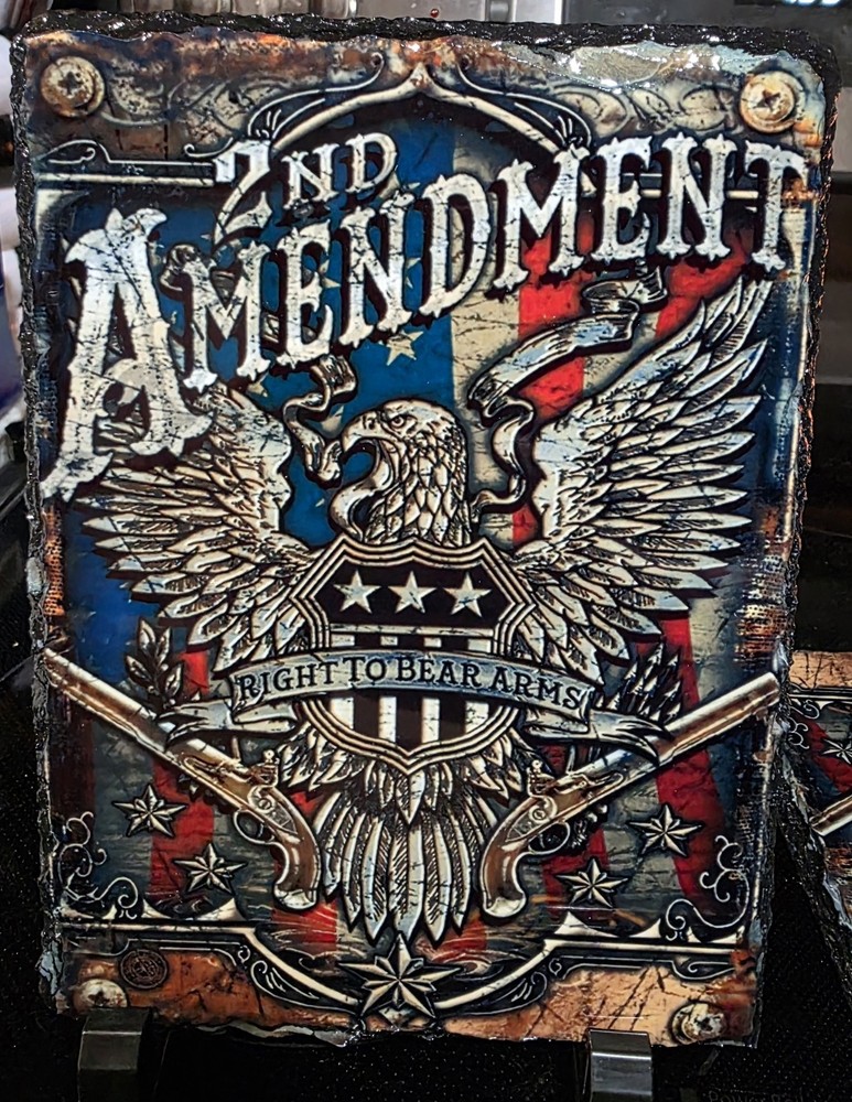 2nd Amendment Photo Slate