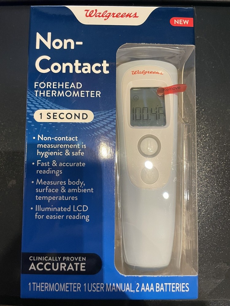 NEW Walgreens Temperature Projecting Non-Contact Thermometer Immediate Reading