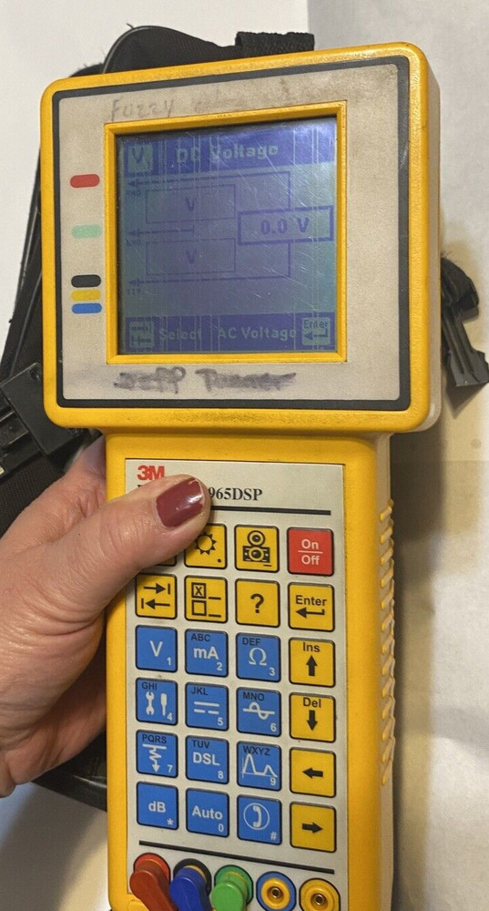 3M Dynatel 965DSP Loop Analyzer with Case & Wires Leads & Manual - Tested