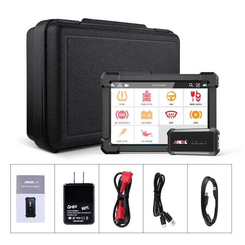 ANCEL X7 Bluetooth OBD2 Scanner Bi-directional Scan Tool Full System Diagnostic