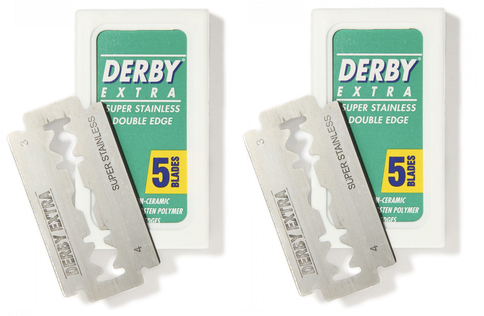 Derby Extra Double Edge Razor Blades, 5 Count (2 Pack)