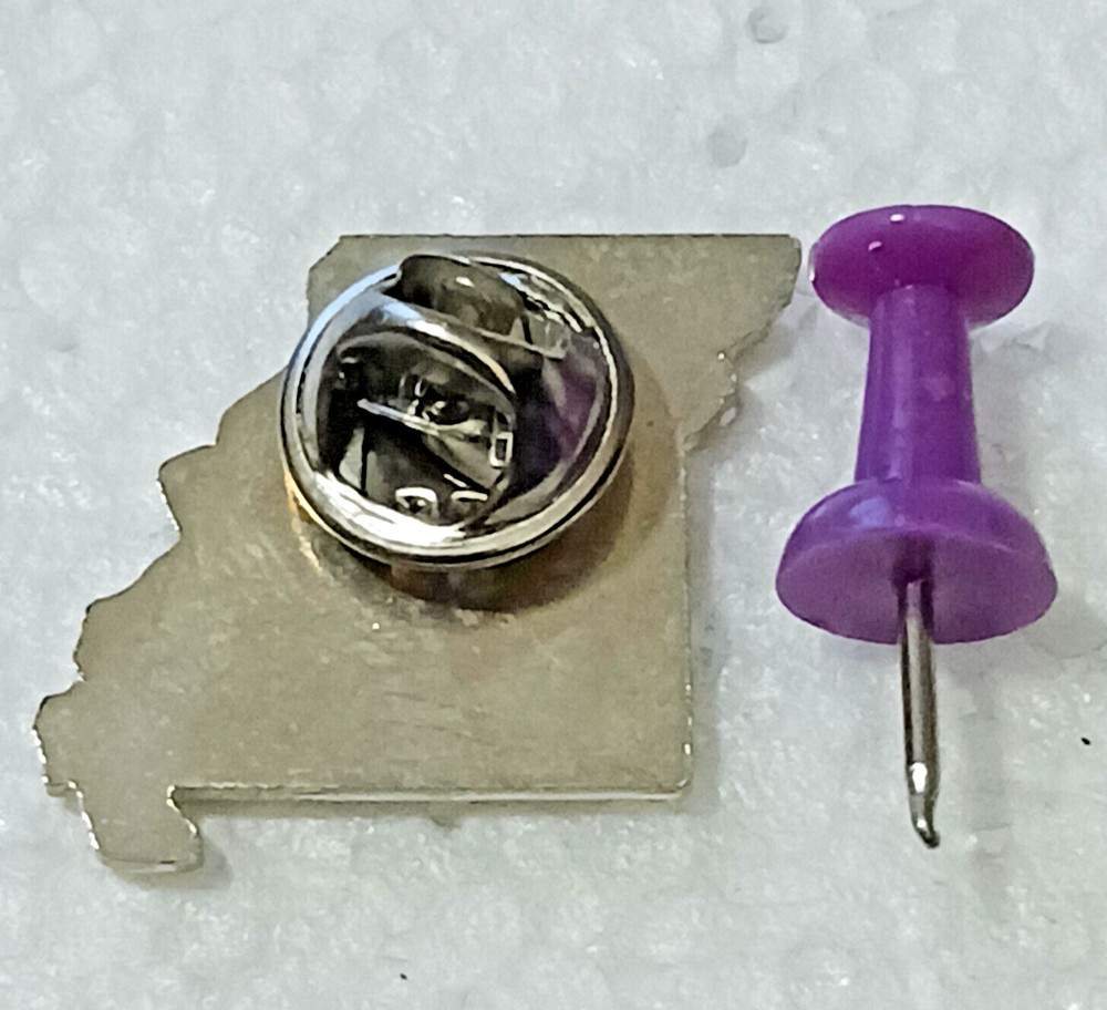 Missouri State Shaped Pin