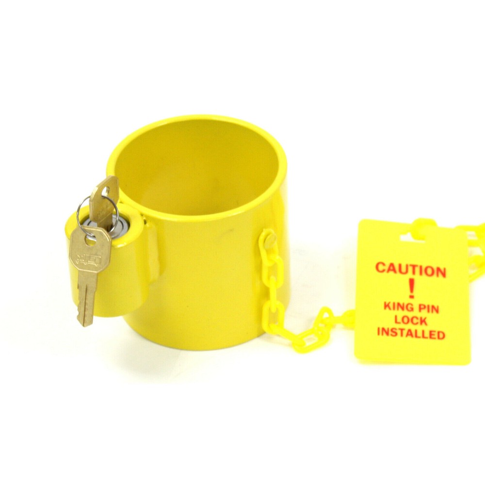 Trailer KING PIN LOCK for RV 5th Wheel Camper Trailer Container Anti-Theft 2keys