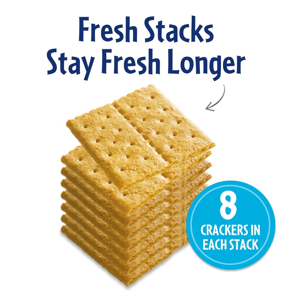 Fresh Stacks Graham Crackers, Bulk Travel Snacks, 6 Boxes (36 Multi Snack Packs)
